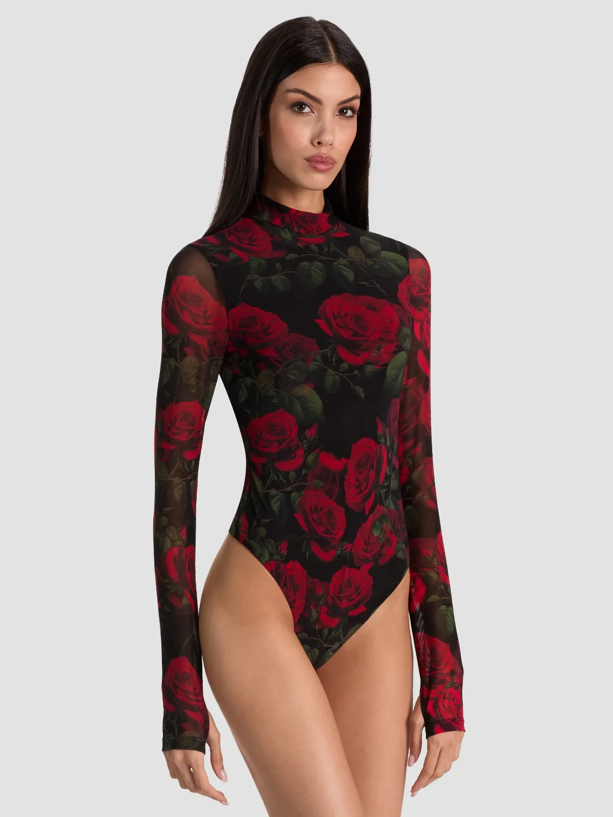 Delaina Turtleneck Bodysuit by Alice + Olivia