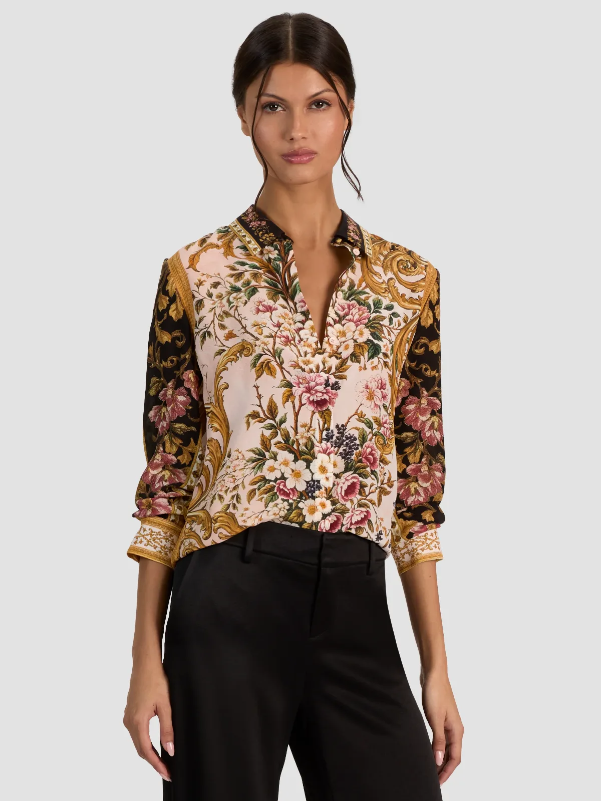 Willa Silk Blouse by Alice + Olivia