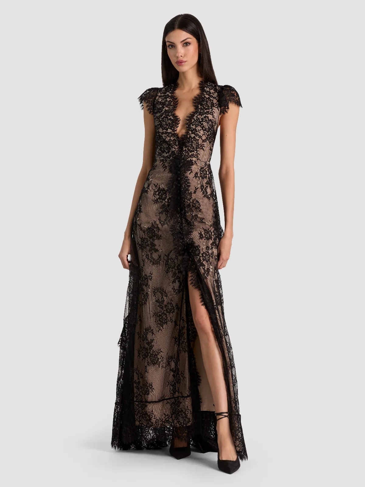 Rosemarie Lace Gown by Alice + Olivia