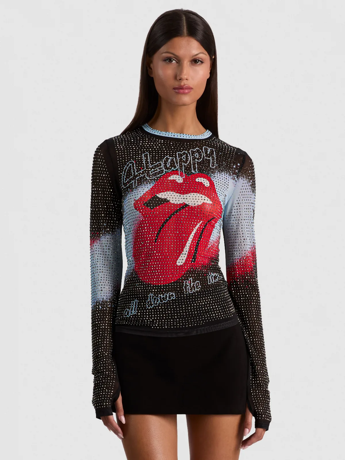 Delaina Embellished Top by Alice + Olivia