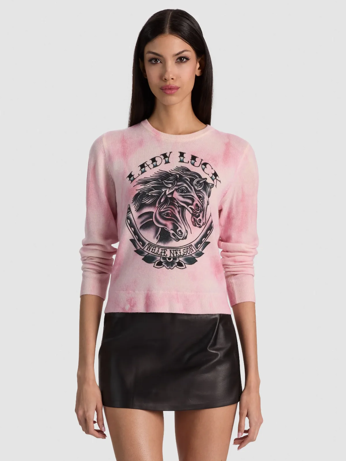 Carolee Wool Printed Pullover by Alice + Olivia