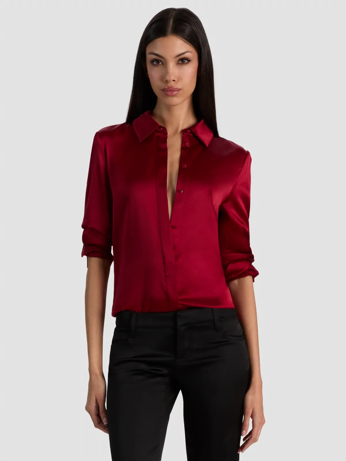 Brady Silk Blouse by Alice + Olivia