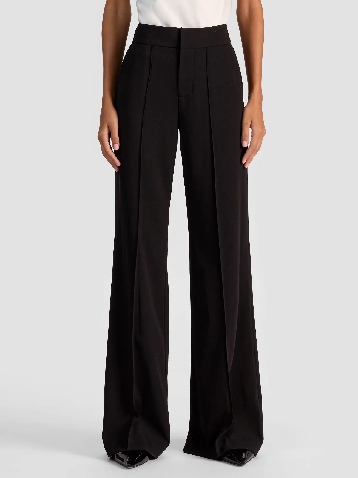 Dylan High Waisted Wide Leg Pant by Alice + Olivia