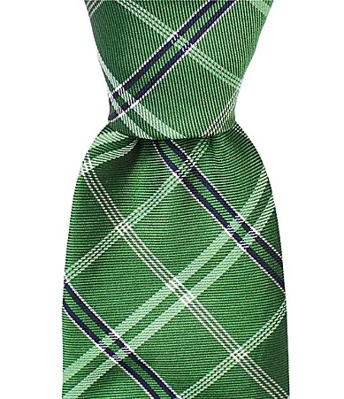 Plaid Traditional Silk Blend Tie by Turnbury