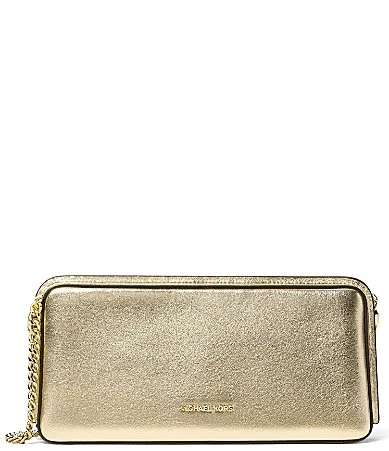 Goldie Medium East West Metallic Chain Clutch by MICHAEL Michael Kors