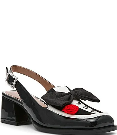 Jonas Tuxedo Slingback Loafers by Betsey Johnson