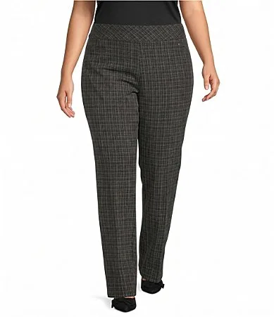 The PARK AVE Fit Stretch Straight Leg Pants by Investments