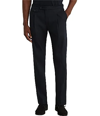 Float Pleated Tailored-Fit Pants by Reiss