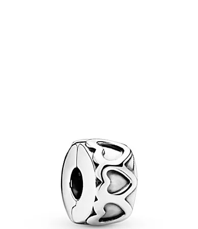 Band of Hearts Sterling Silver Clip Charm by Pandora