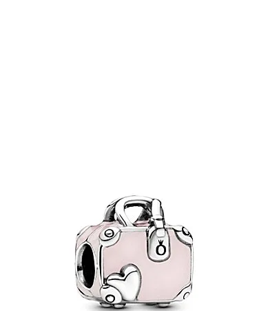 Pink Travel Bag Sterling Silver Charm by Pandora
