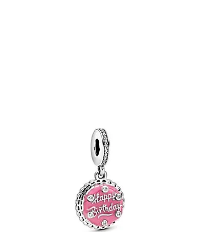 Pink Birthday Cake Sterling Silver Charm by Pandora