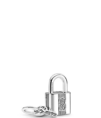 Padlock and Key Sterling Silver Charm by Pandora