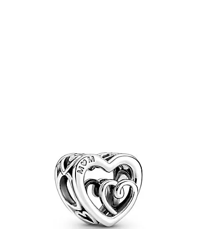 Entwined Sterling Silver Infinity Heart Charm by Pandora