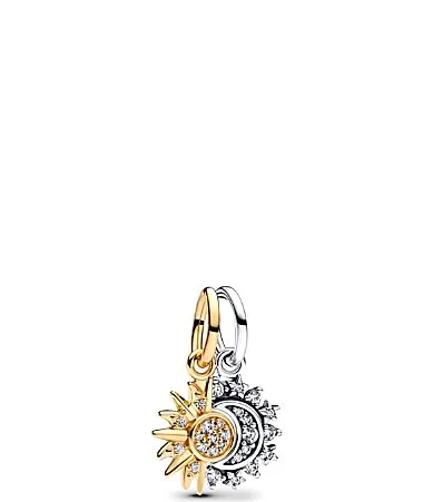 Splitable Sun Moon Sterling Silver Dangle Charm by Pandora