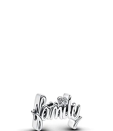 Family Script Sterling Silver Charm by Pandora