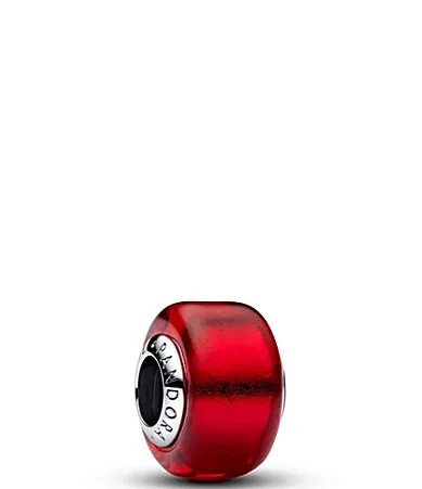 Red Murano Sterling Silver Charm by Pandora