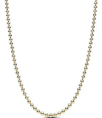 Gold Ball Chain Necklace by Pandora