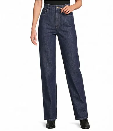 High-Waisted Denim Mom Jeans