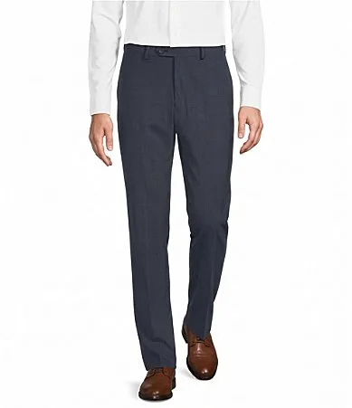 Collezione Coordinating Alex Slim Fit Glen Plaid Knit Suit Separate Dress Pants by Murano