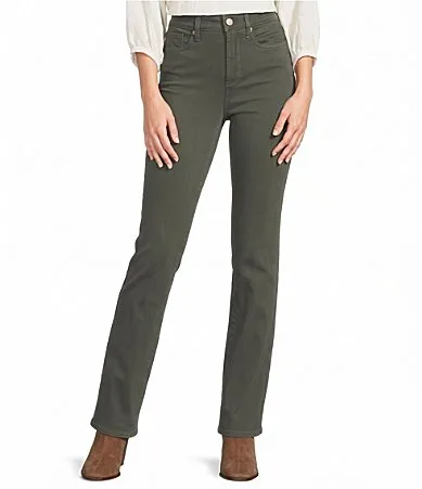 Marilyn Stretch Denim High Rise Straight Leg Lift Tuck Technology Jeans by NYDJ