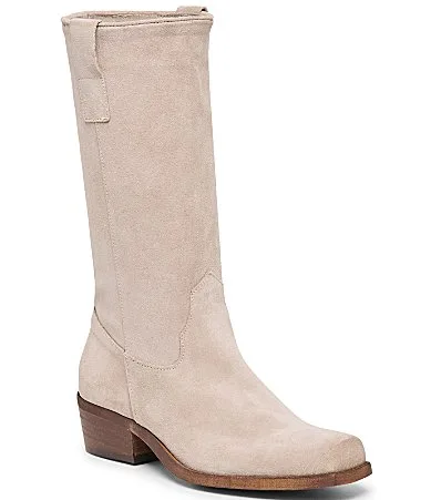 Romie Suede Western Inspired Mid Calf Boots by Dolce Vita