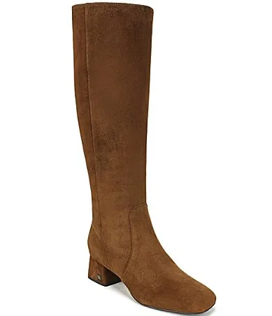 Porter Suede Square Toe Tall Dress Boots