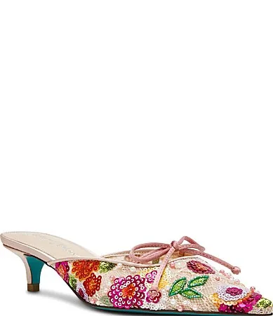Blue by Betsey Johnson Keely Floral Dress Mules