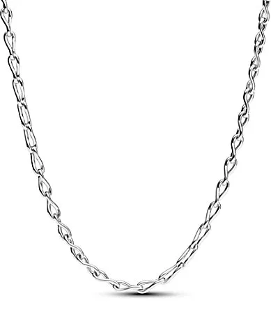 Sterling Silver Infinity Chain Necklace by Pandora