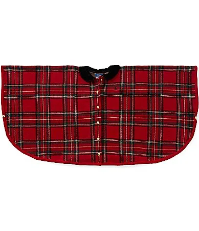 Plaid Wool Hooded Poncho by Polo Ralph Lauren
