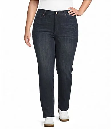 Marilyn Stretch Denim Lift Tuck Technology Straight Leg Jeans by NYDJ