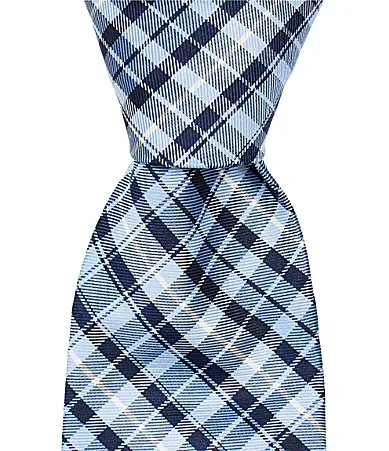 Rocco Plaid Traditional Silk Blend Tie by Turnbury