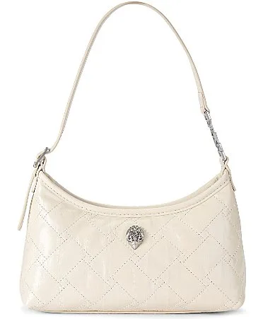 Kurt Leather Quilted Sling Shoulder Bag