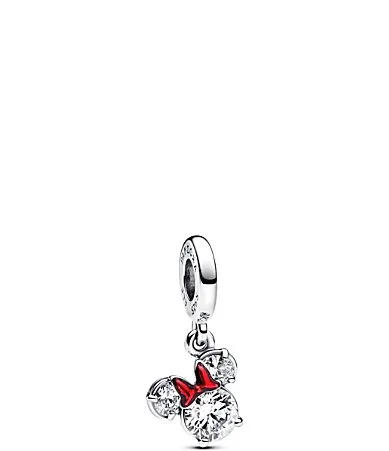 Pandora x Disney Minnie Mouse Silhouette Sterling Silver Dangle Charm