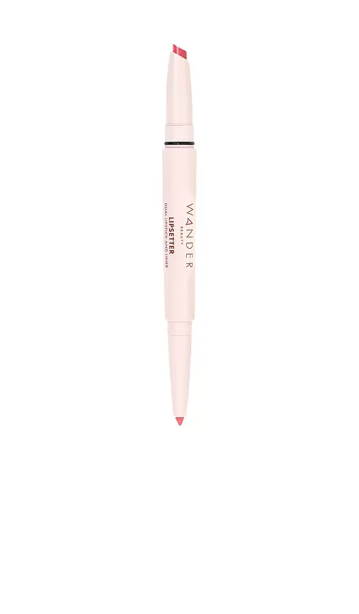 Lipsetter Dual Lipstick and Liner in Saint Tropez Rose by Wander Beauty