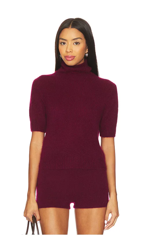 Tansy Short Sleeve Pullover by W Cashmere