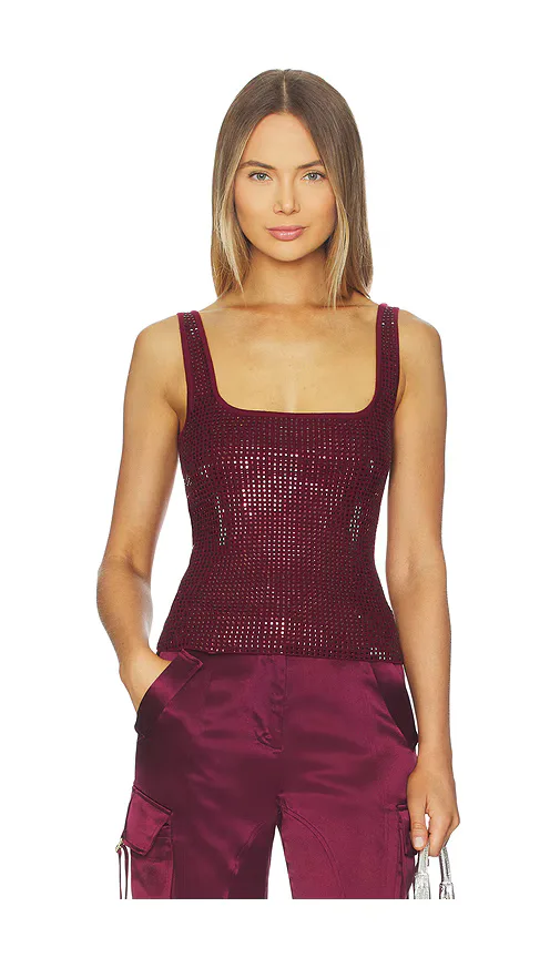 Marzia Embellished Top by Retrofête