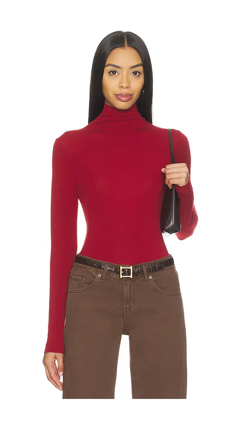 Mock Turtleneck Tee by Bobi