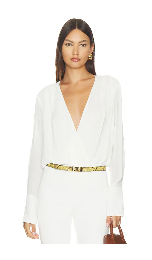 The Stripe Jacquard Date Blouse by Favorite Daughter