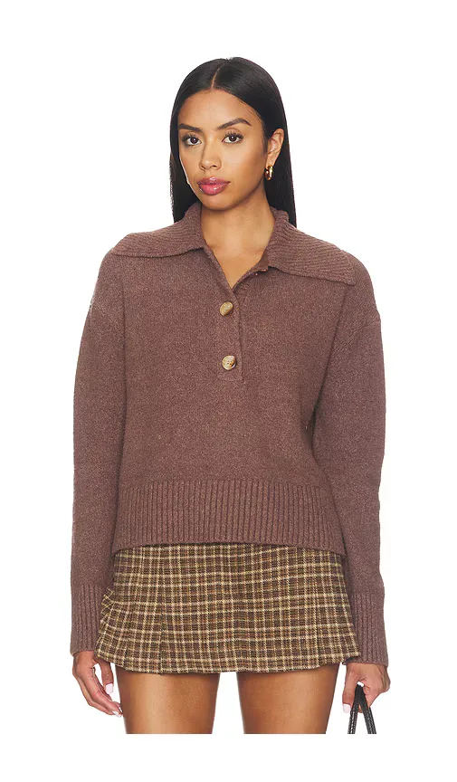 Free People Trading Up Polo Top