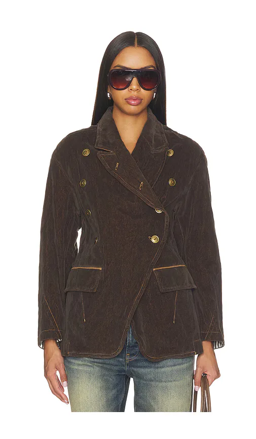 Free People August Velvet Jacket by Free People