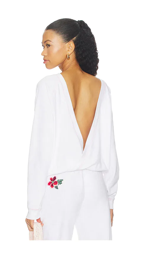 Frankies Bikinis x Devon Lee Carlson Robertson Terry Sweatshirt by Frankies Bikinis