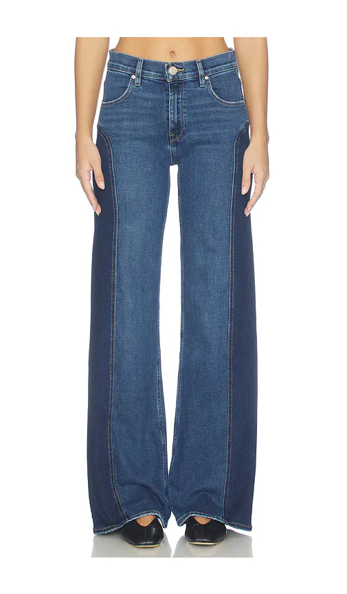Lexi Seamed Wide Leg Jeans by Hudson Jeans