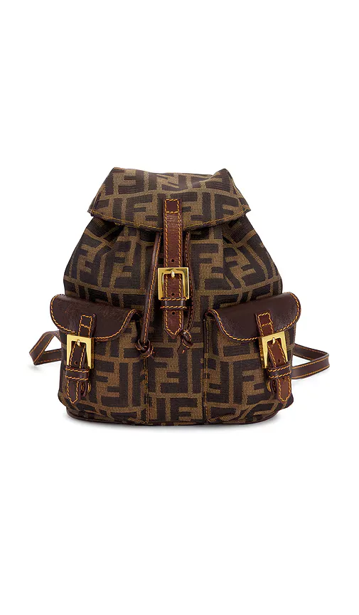 Fendi Zucca Backpack by Fwrd Renew