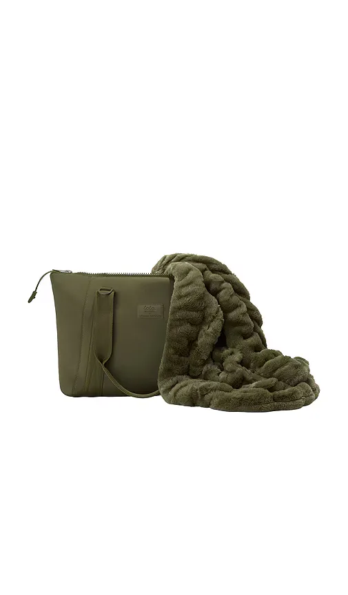 Lola x Dagne Dover Dark Moss Bundle by Lola Blankets