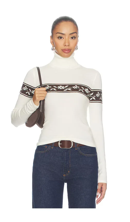 Tucker Cloud Knit Turtleneck Sweater by Frankies Bikinis