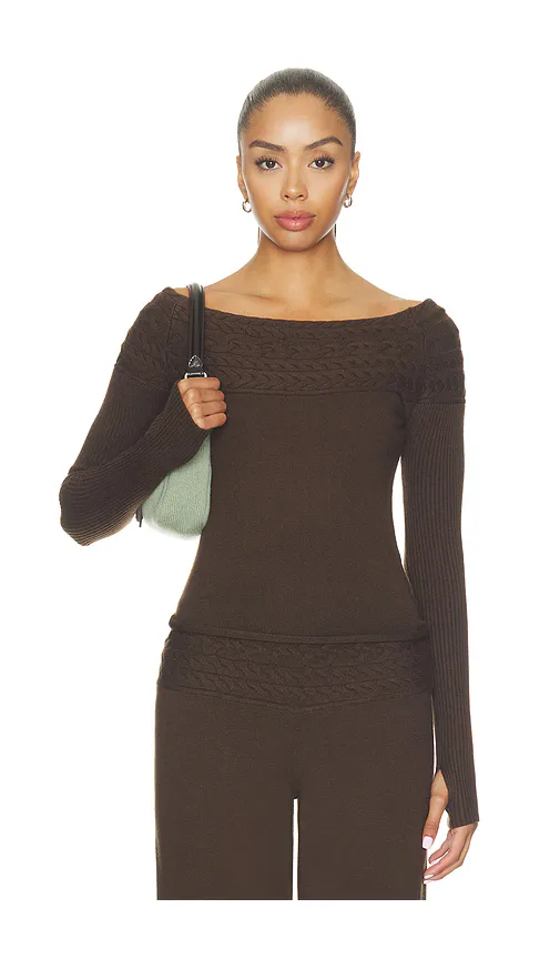 Crosby Cloud Knit Sweater by Frankies Bikinis