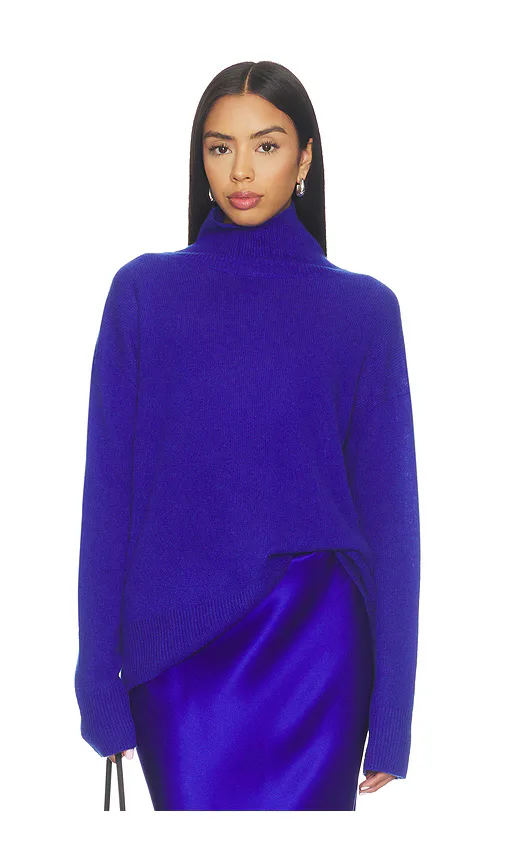 Filomena Slouchy Turtleneck Sweater by Sablyn