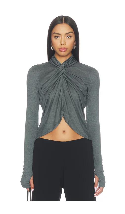 Tencil Longsleeve Twist Top by Misha