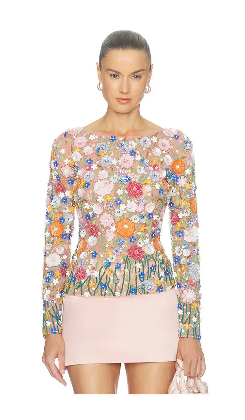 Gustav Kilmt Garden Top by La Fuori