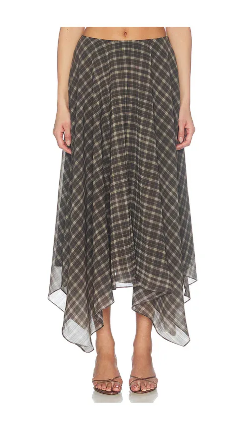 Velora Midi Skirt by LPA